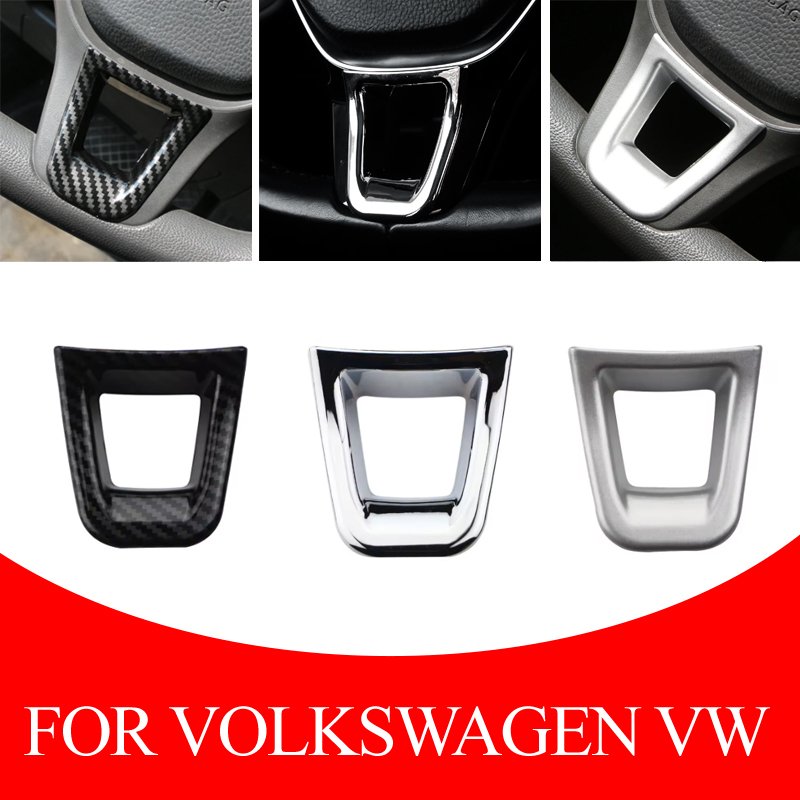 Garniture de décoration de panneau de volant, pour Volkswagen VW Polo FOX Jetta MK6 MK7 Arteon T-ROC Troc Amarok Tiguan MK2 Golf 7