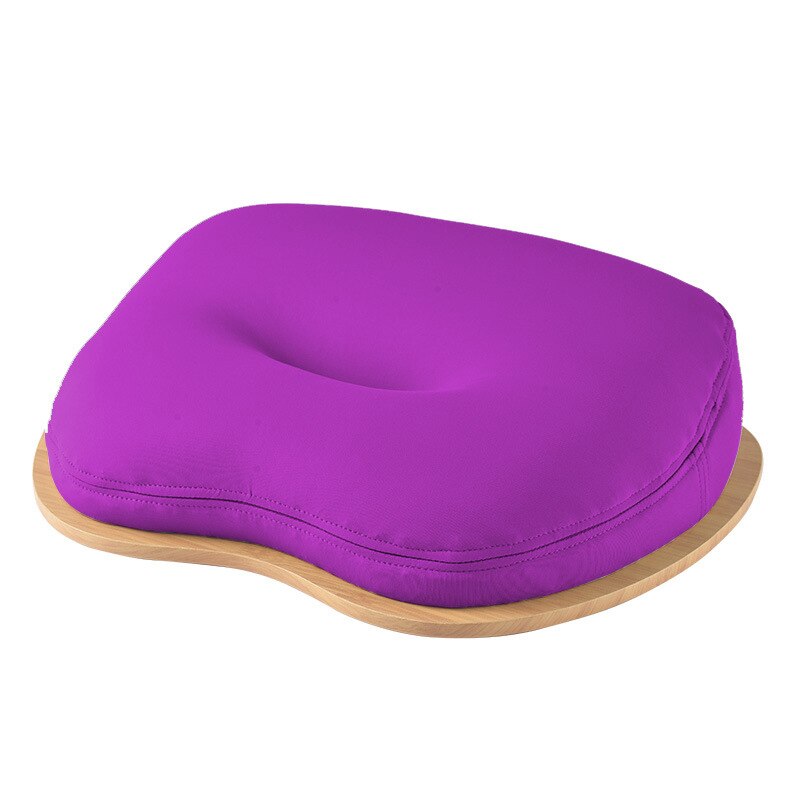 Draagbare Bamboe Laptop Tafel Kussen Schoot Bureau Boekenplank Lade Tablet Stand Handige Leren Bureau Houder Voor Bed Notebook Outdoor: light purple