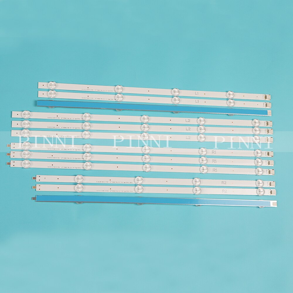 12 Uds de retroiluminación LED para LG 47LN5708-ZA 47LN570R-ZA 47LA620S 47LN5400 6916L-1174A 6916L-1175A 6916L-1176A 6916L-1177A