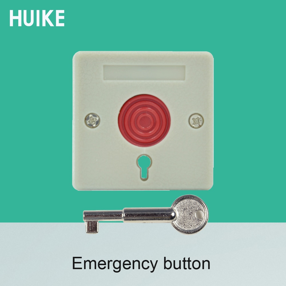 10 stk mini udgangsknap til døradgangskontrol eller alarmsystem til hjemmebeskyttelsesbeskyttelse normalt lukke åben valgfri