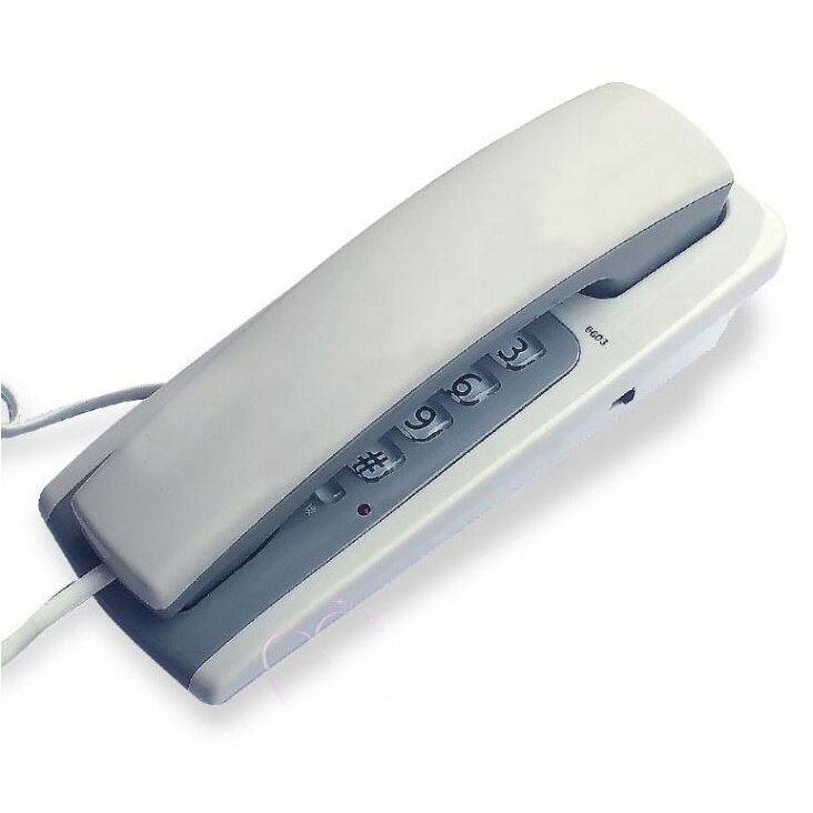 Klassische mini festnetz telefon fest Telefon Wand Montiert Fixe Telefonos De Casa huis telefoon telefonos de casa home office: WHITE