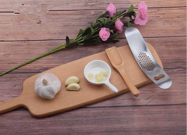 Rvs Arc Rocker Rocking Knoflookpers Crusher Mincer Chopper Keuken Gereedschap Flesopener Blikopener