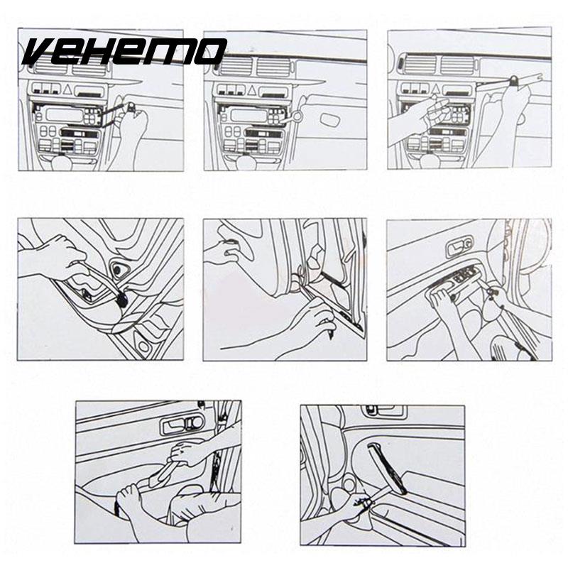 12Pcs/set Portable Vehicle Car Panel Removal Tools Set Pry Refitting Tool