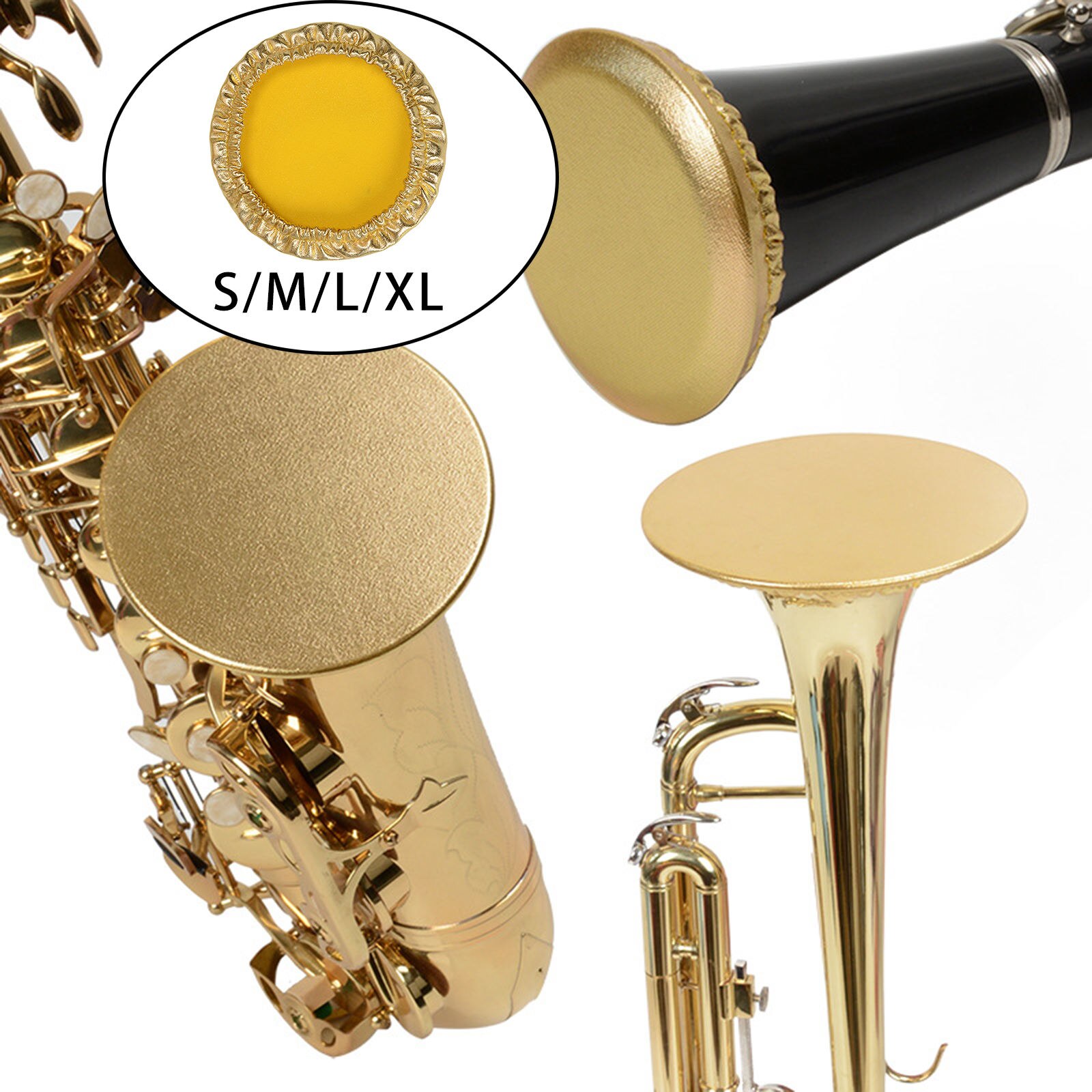 1x Musik Instrument Glocke Abdeckung Musik Instrument Zubehör Waschbar Lärm Reduktion für Oboe Klarinette Saxophon