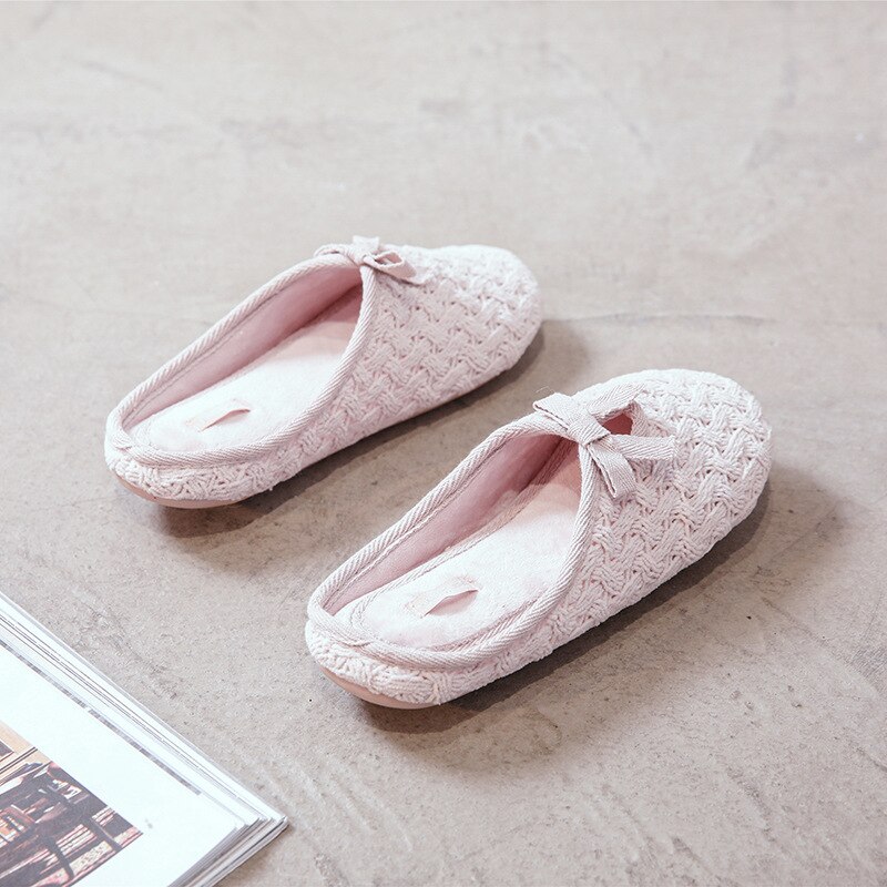 Suihyung zimowe klapki pluszowe dla kobiet nowa kreskówka uszy królika dorywczo slajdy grube ciepłe futrzane buty wewnętrzne dziewczyny domu poślizg na