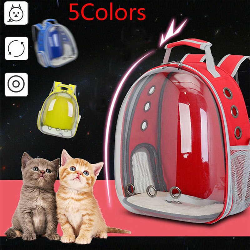 Astronaut kæledyr kat hund killing bærerygsæk rejsetaske plads kapsel åndbar plads kapsel åndbar udendørs bæretaske