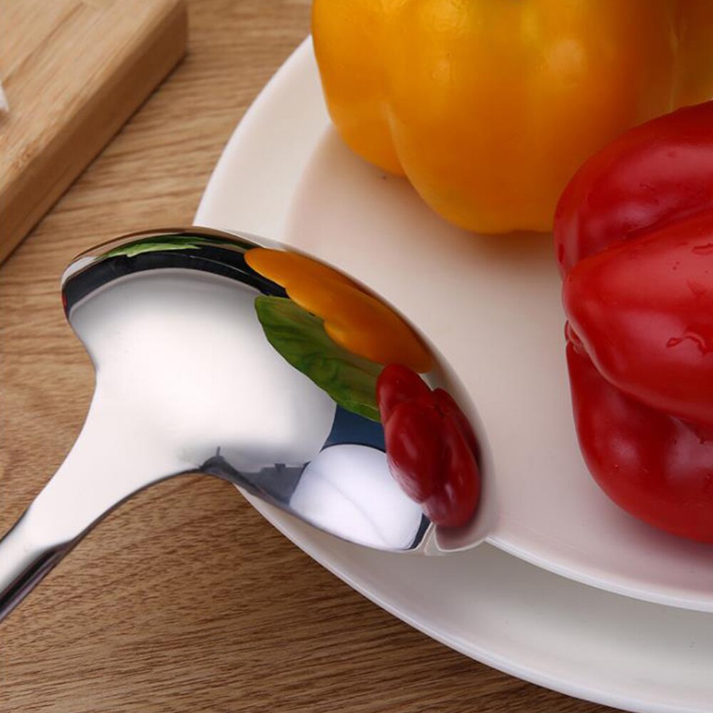 1Pcs Spatula with Wooden Handle Stainless Steel Kitchenware Set Household Spoon Kitchen Gadget Stainless Steel Frying Shovel