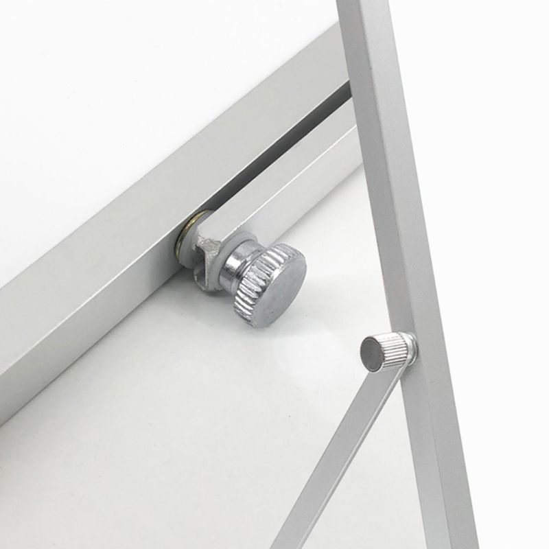 Magnetisk sletbart whiteboard desktop dobbeltsidet opslagstavle stativ mini staffel til skolekontorbørn