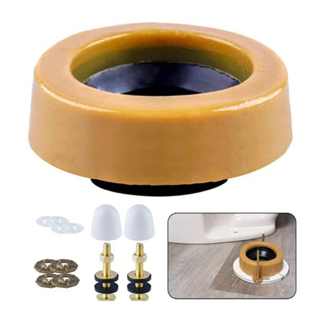 Gasket Sealing Bathroom Floor Outlet Universal Toilet Flange Ring Set Repairing Easy Install Reinforced Accessories Fitting