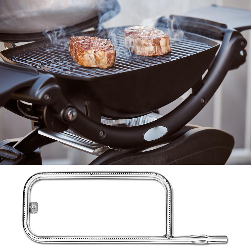 Grill Brænder Udskiftning 304 Rustfrit Stål Varmeelement Top Grill Brænder Del til Weber Q100 Q120 Q1000 Q1200 BabyQ