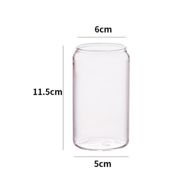Gobelet en verre Transparent pour boisson froide, pour jus, thé au lait, bière, Cocktail, classique: A