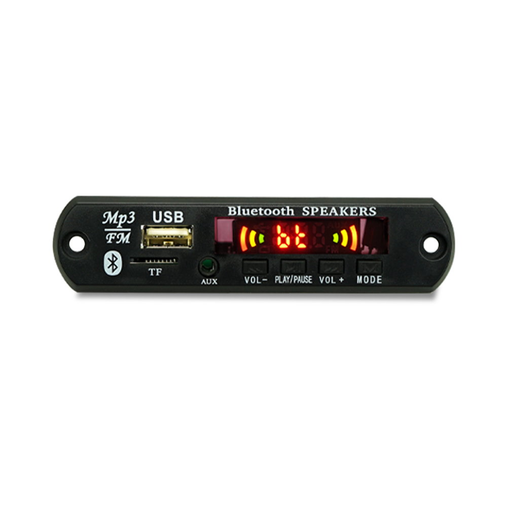 Color Screen Wireless Bluetooth 5.0 12V MP3 WMA Decoder Board Car Audio USB TF FM Radio Module MP3 Player With Remote Control