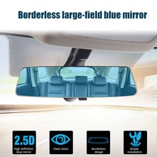 Universal Curve Convex Rear View Mirro Clip on Car Wide Angle Rear view Mirror Rearview Anti-glare Panoramic for SUV/Truck/Car