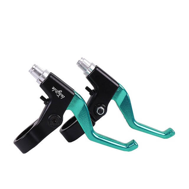 1 Pair Aluminum Alloy MTB Bicycle Road Bike Handle Hand Bar Brake Lever 22.2mm Ergonomic Brake Hand Bar 5 Colors