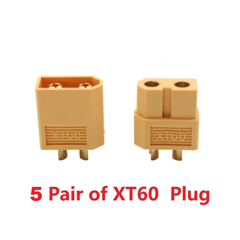 XT60 XT-60 Mannelijke Vrouwelijke Bullet Connectors Stekkers Met Silicon 14 AWG Draad Voor RC Lipo Batterij Quadcopter Multicopter: Bruin
