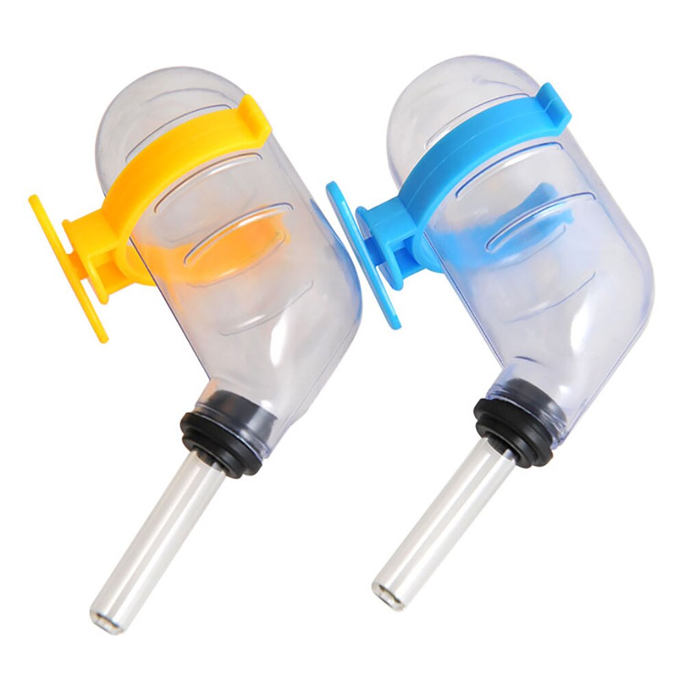 Hamster vattenflaska 1pc 50ml läckagesäkra vakuum husdjur hamster dricksvatten dispenser matarflaskor
