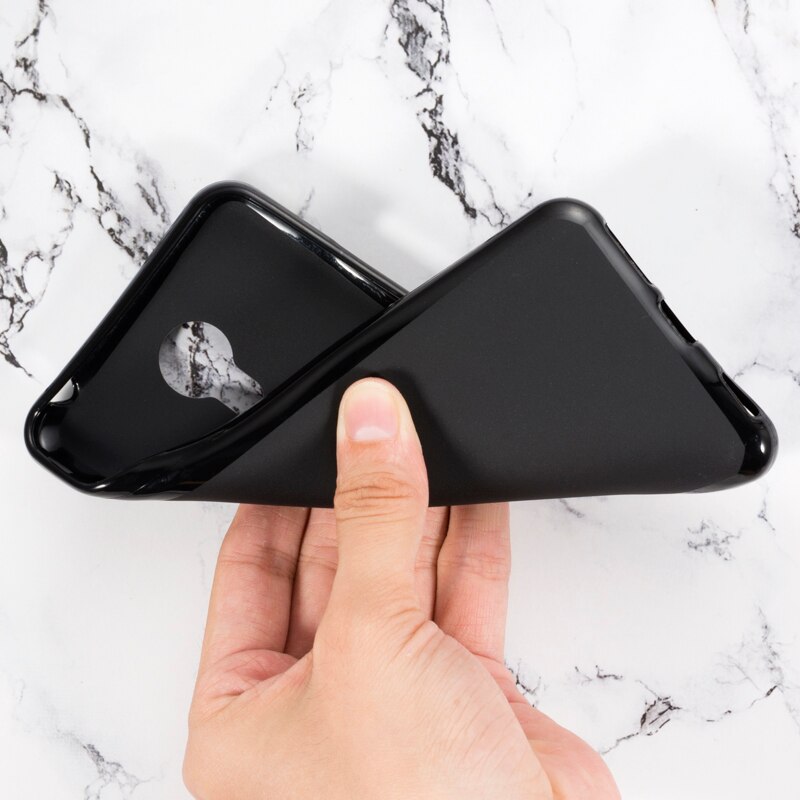 Wood grain PU Leather Phone Case For Acer Liquid Z6 Plus Case For Acer Liquid Z6 Plus Business Case Soft Silicone Back Cover: Black Soft Silicone