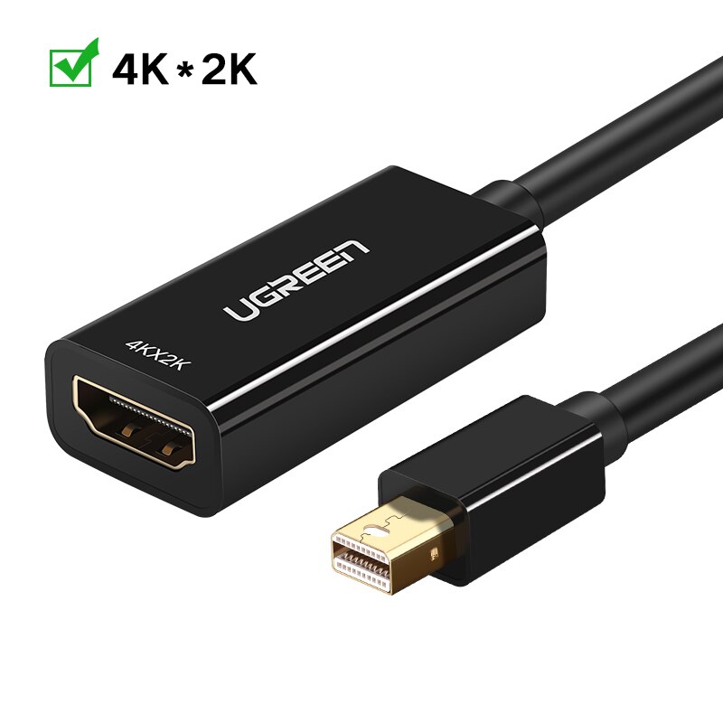 UGREEN-adaptador Mini DisplayPort a HDMI, Cable DP Thunderbolt 2, convertidor HDMI para MacBook Air 13, Surface Pro 4, Thunderbolt: Default Title