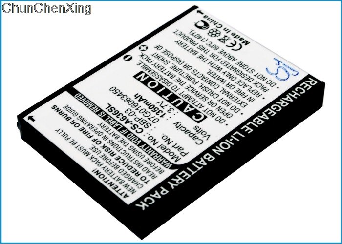 Cameron sino 1350 mah batteri sbp -03 för asus mypal  a630, a632, a632n, a635, a636, a636n, a639