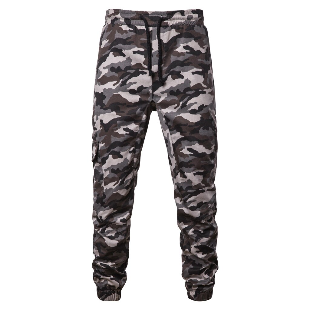 Mannen sweaterpants Camouflage Sport Broek Broek Losse Joggers Plus Size Fitness Trainingspak Mannelijke workout Training sportkleding