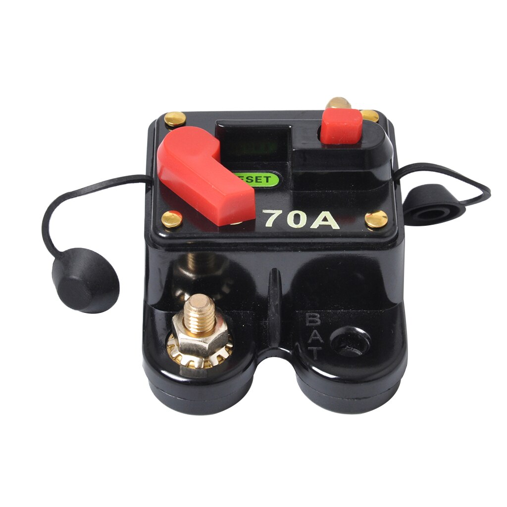 70A AMP Manual Reset Circuit Breaker 12v Car Boat Power Safety Protection