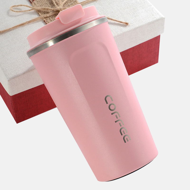 510/380ML Double acier inoxydable Thermos bouteille d'eau tasse à café épaissi voyage Thermo tasse pour Thermos fiole Termo café: 510ml / 4