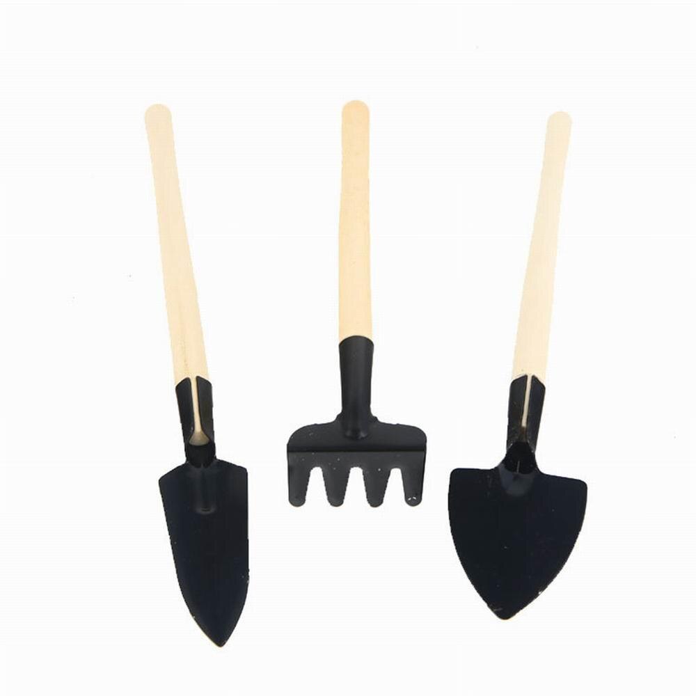 Mini Tool Drie Stuk Tuin Tuingereedschap Driedelige Set Van Kleine Schop/Hark/Shovel Planten gereedschap: Default Title