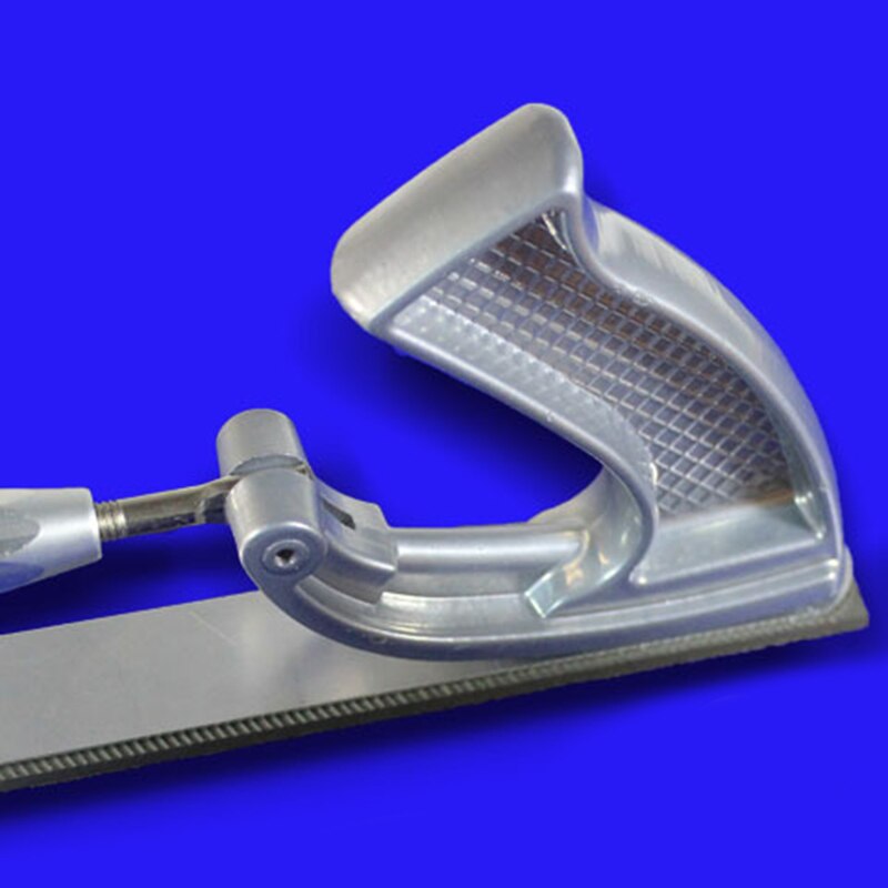 Justerbar ramme fræset tand karosseripoleringsfiler metalpanel polering buet tand stålfilholder (medium)