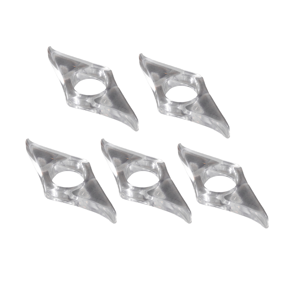 Acrylic Thumb Press Bookmarks for Reading Portable Thumb Book Support Book Expander School Supply Reading Aid Book Page Holder: Sliver