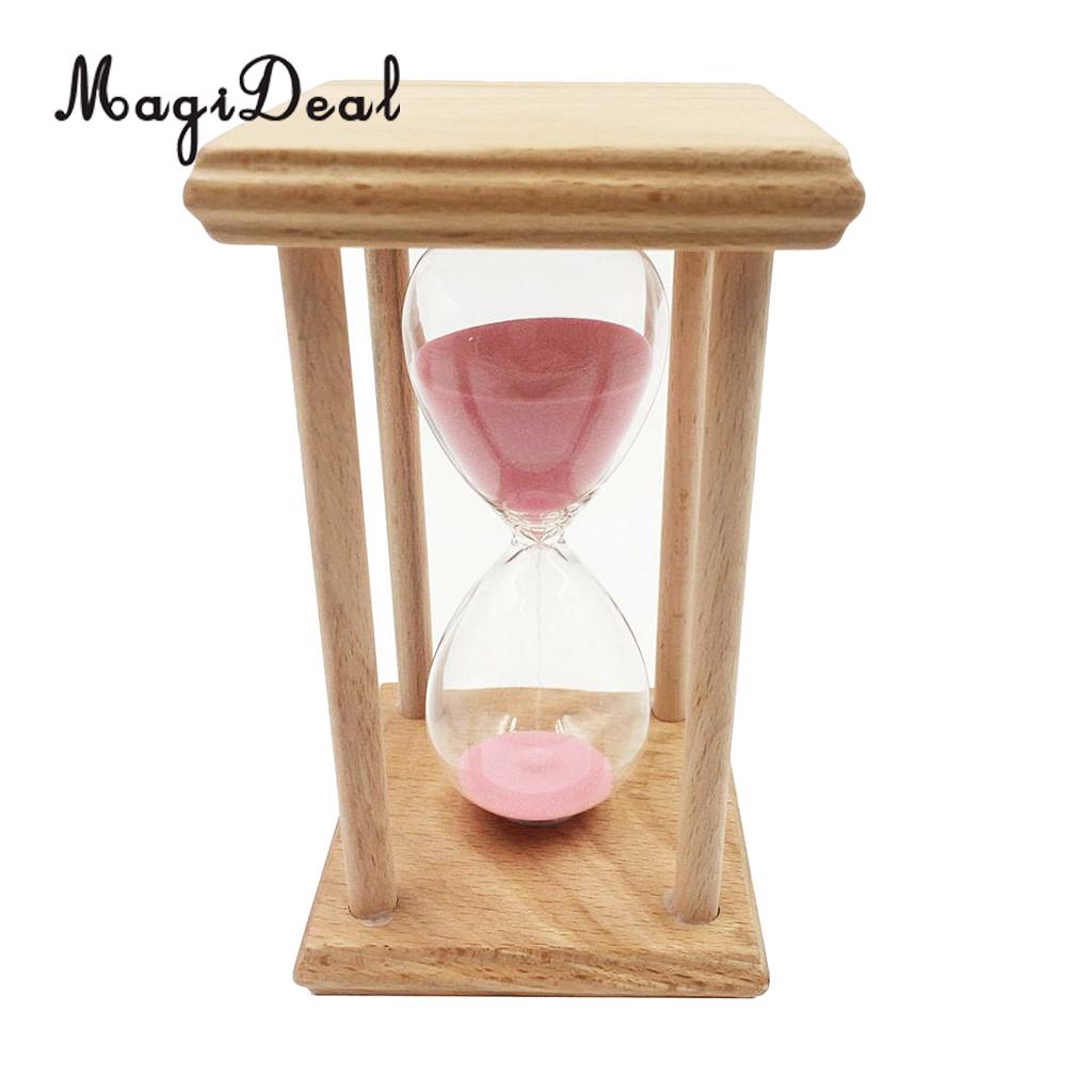 20 Minutes Shatterproof Cooking Timer Hourglass Home Decoration,Pink