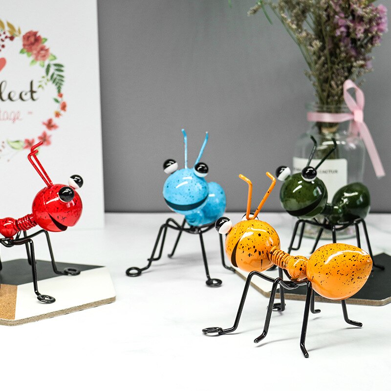 Insect Shape Wall-mounted Decoration Set for Living Room Garden Bees Beetles Ants Hanging Ornaments