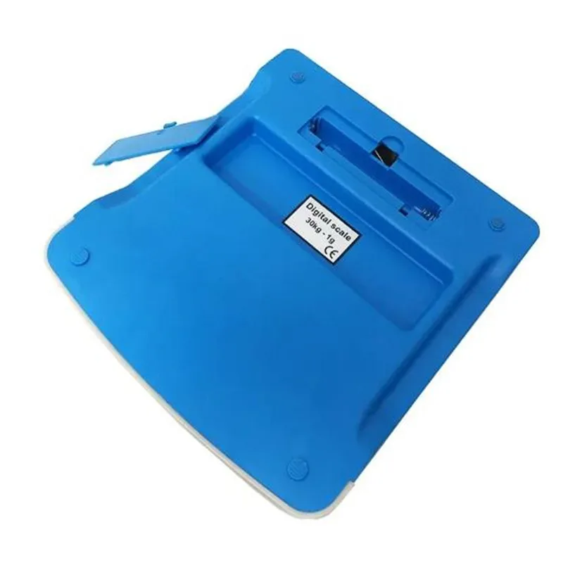 30kg/1g pakkepost gulvvægt til erhvervsbrug, elektronisk vejning af mad, bagageplatform