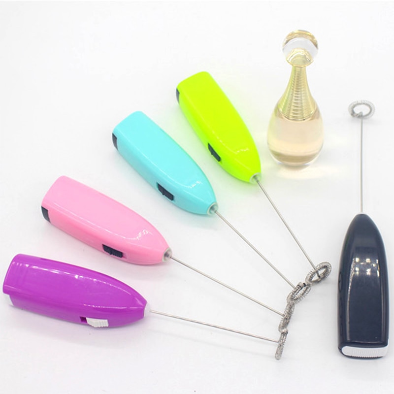 Milk Drink Mini Whisk Coffee Whisk Mixer Electric Egg Beater Frother Foamer Mini Handle Stirrer Practical Kitchen Cooking Tool