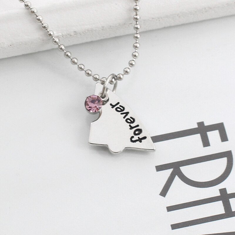 Beste Freund 4 Stück Halskette Frauen Schmuck BFF Freundschaft Anhänger Choker Schmuck Für Frauen Freies