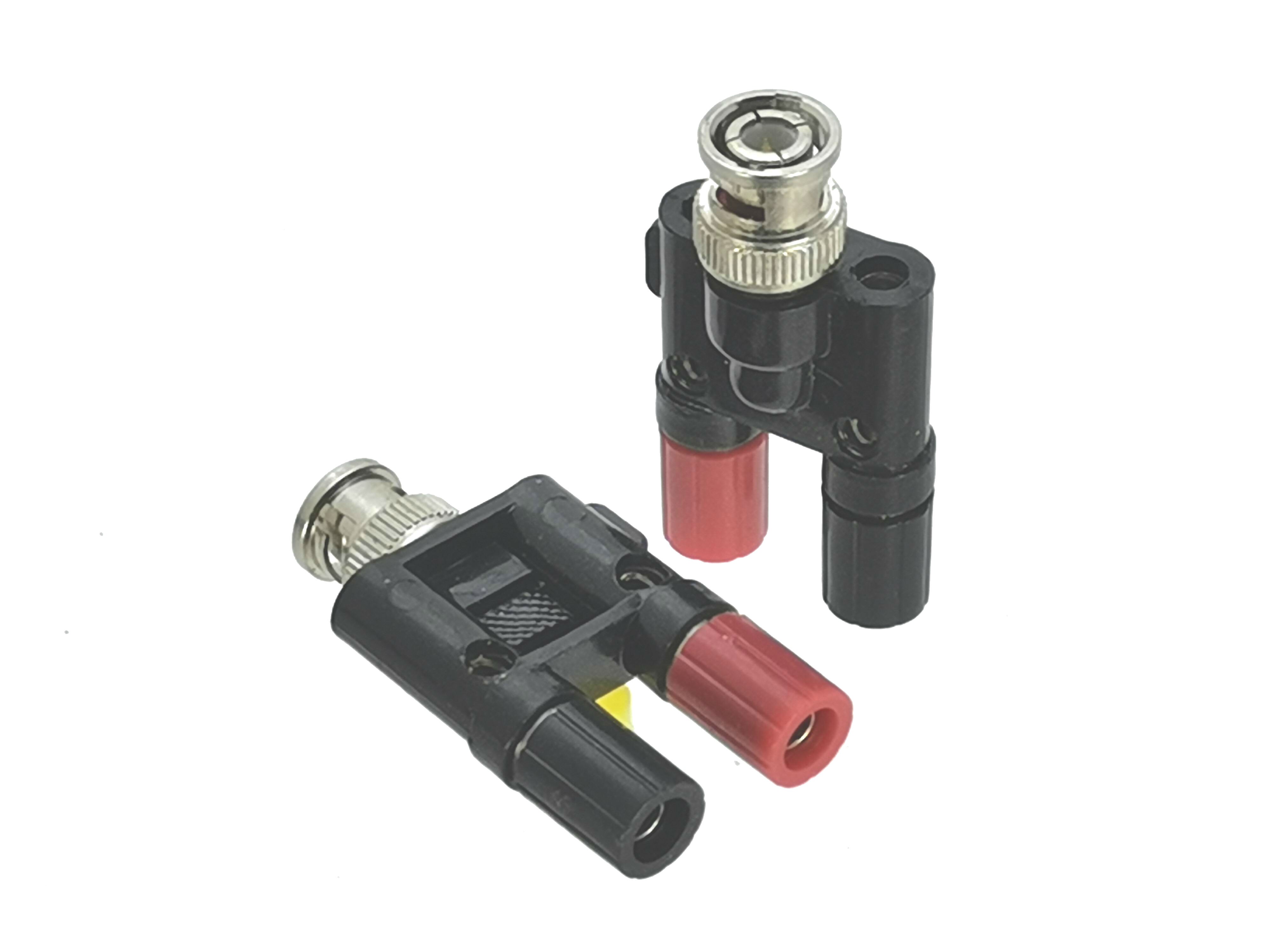 1Stck Adapter BNC zu Bananen stecker & Weibliche Jack RF anschluss Koaxial Prüfung konverter