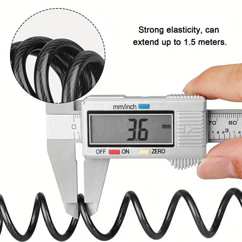 1 st Fietsslot Draad Touw Kettingslot Combinatieslot Mountainbike Motorfiets Anti-diefstal Wachtwoord Tas Slot Helm Slot