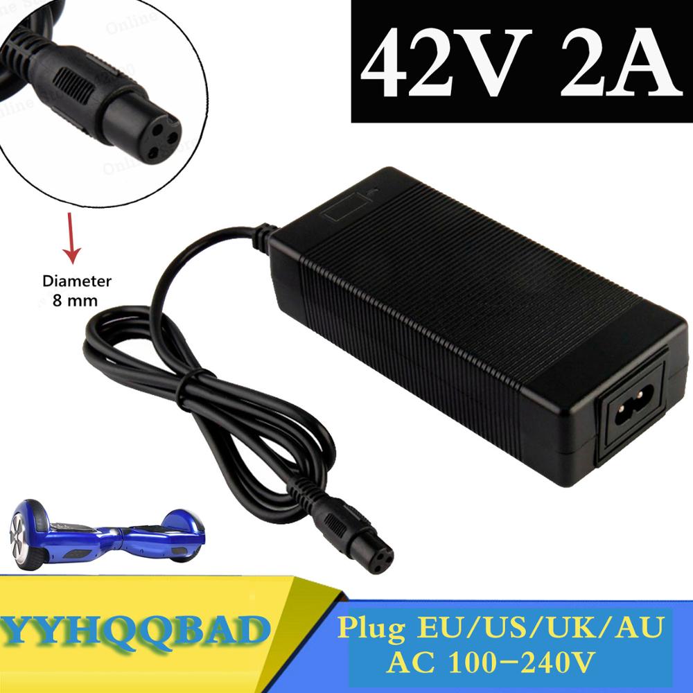 Chargeur de batterie au lithium 42v 2Ah pour vélo Hoverboard -scooter 36V Alibab