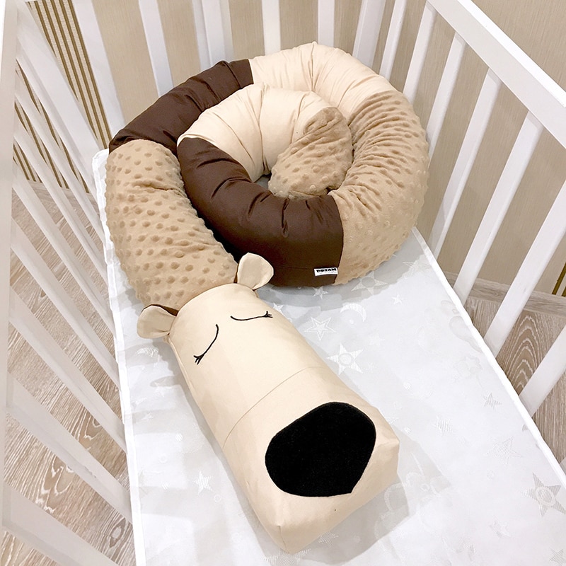 Baby Crib Bumper Crib Baby toddler Room Decor animal cartoon Safety Protection pad Multifunction YBD008