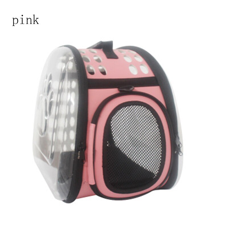 Draagtas voor honden en katten, reistas voor huisdieren, reistas met transparante opvouwbare tas, reistas voor huisdieren, reistas voor huisdieren: A021-1 / Ik