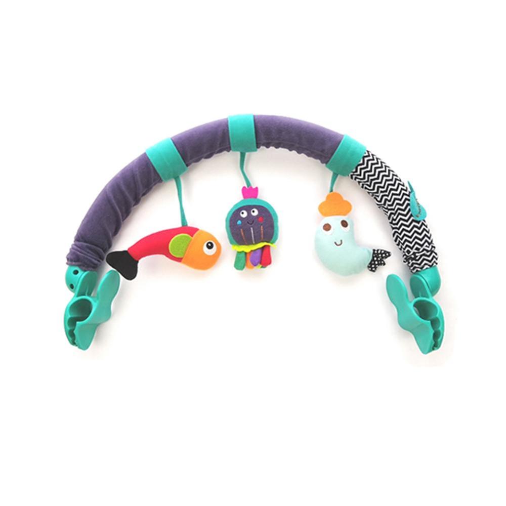 Baby Crib Hanging Toy Arch Pendant Animal-shape Toys Crib Stroller Accessories Crib Stroller Pendant Great Companion For Baby