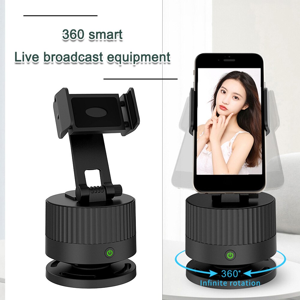 Smart Face Tracking Houder 360 ° Rotatie Gimbal Ai Portret Samenstelling Ondersteuning Horizontale Verticale Screen Gimbal Voor Foto