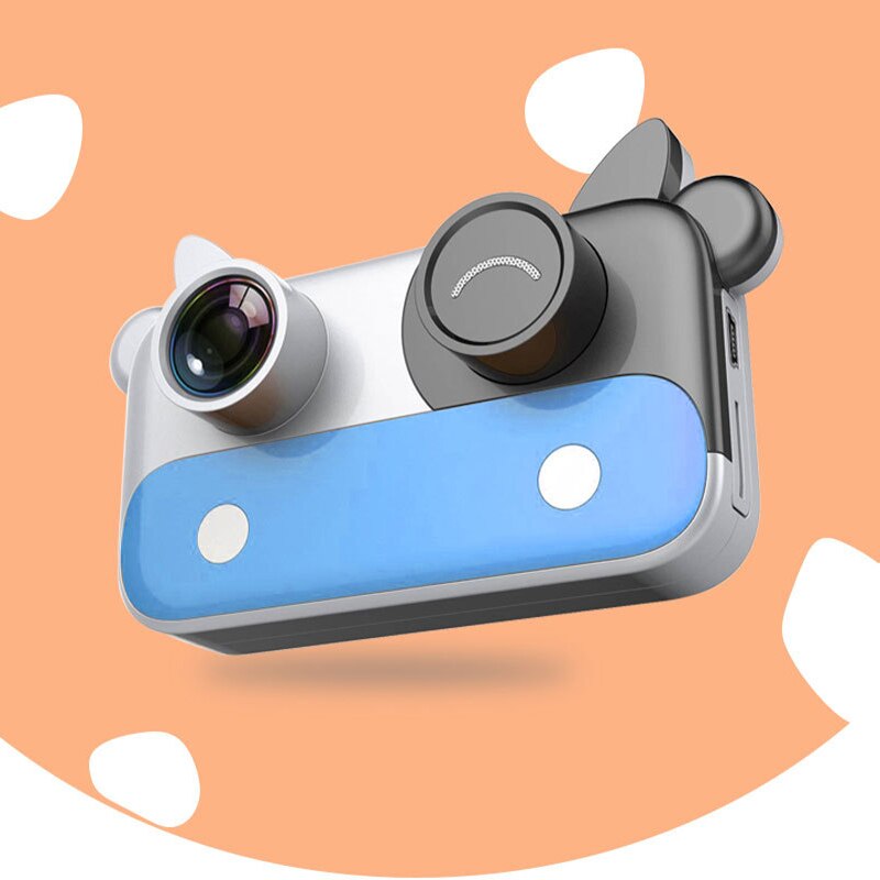 Hd wifi mini kindercamera cartoon kinderen digitale fotocamera delen foto kinderen spel studie speelgoedcamera voor kinderen