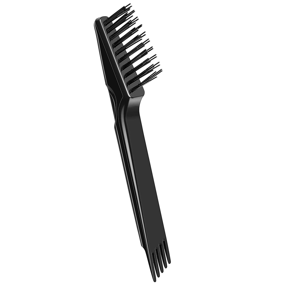 1pcs Hair Brush Cleaner Hairbrush Comb Cleaner for Removing Hair Dust Handle Embeded Comb Cleanup Hook Salon Removing Tool: Red