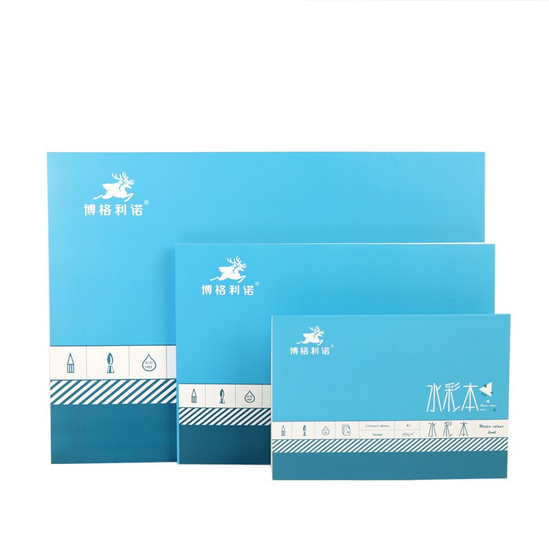 Sketch hand drawing paper 160g watercolor gouache acrylic paint painting paper A4 / A3 adult beginner art supplies