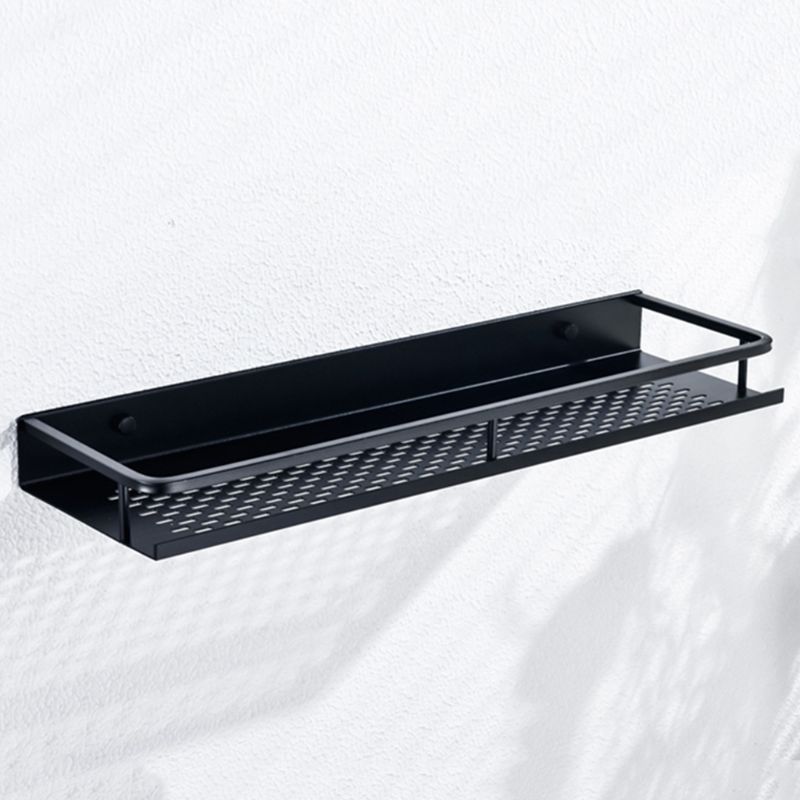 Aan de muur gemonteerde aluminium opbergrek, badkamerplankje zonder stoten, shampoohouder