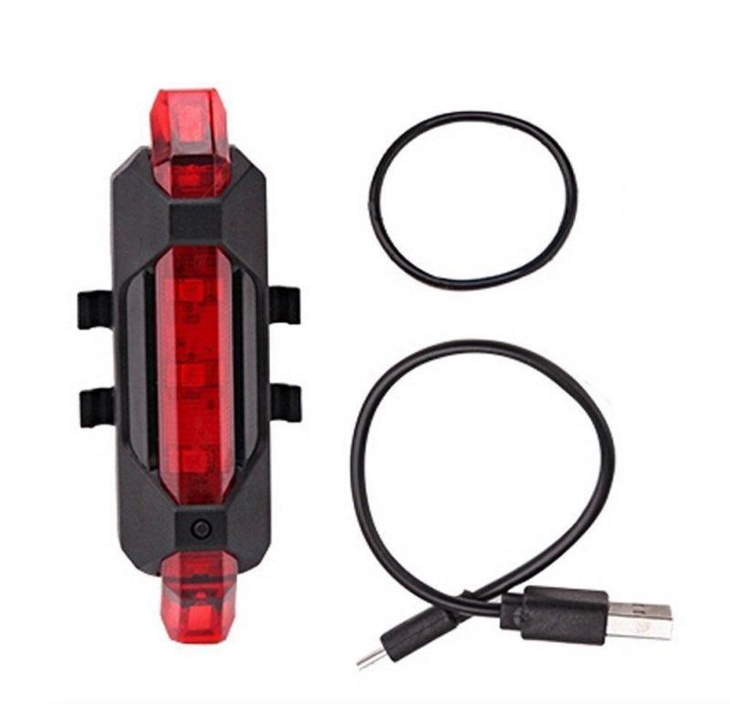 Bici bicicletta Luce Posteriore Fanale Posteriore Ciclismo Luce Della Bicicletta LED USB Ricaricabile Spia di Sicurezza Posteriore Della Luce Della Lampada Impermeabile MTB TXTB1