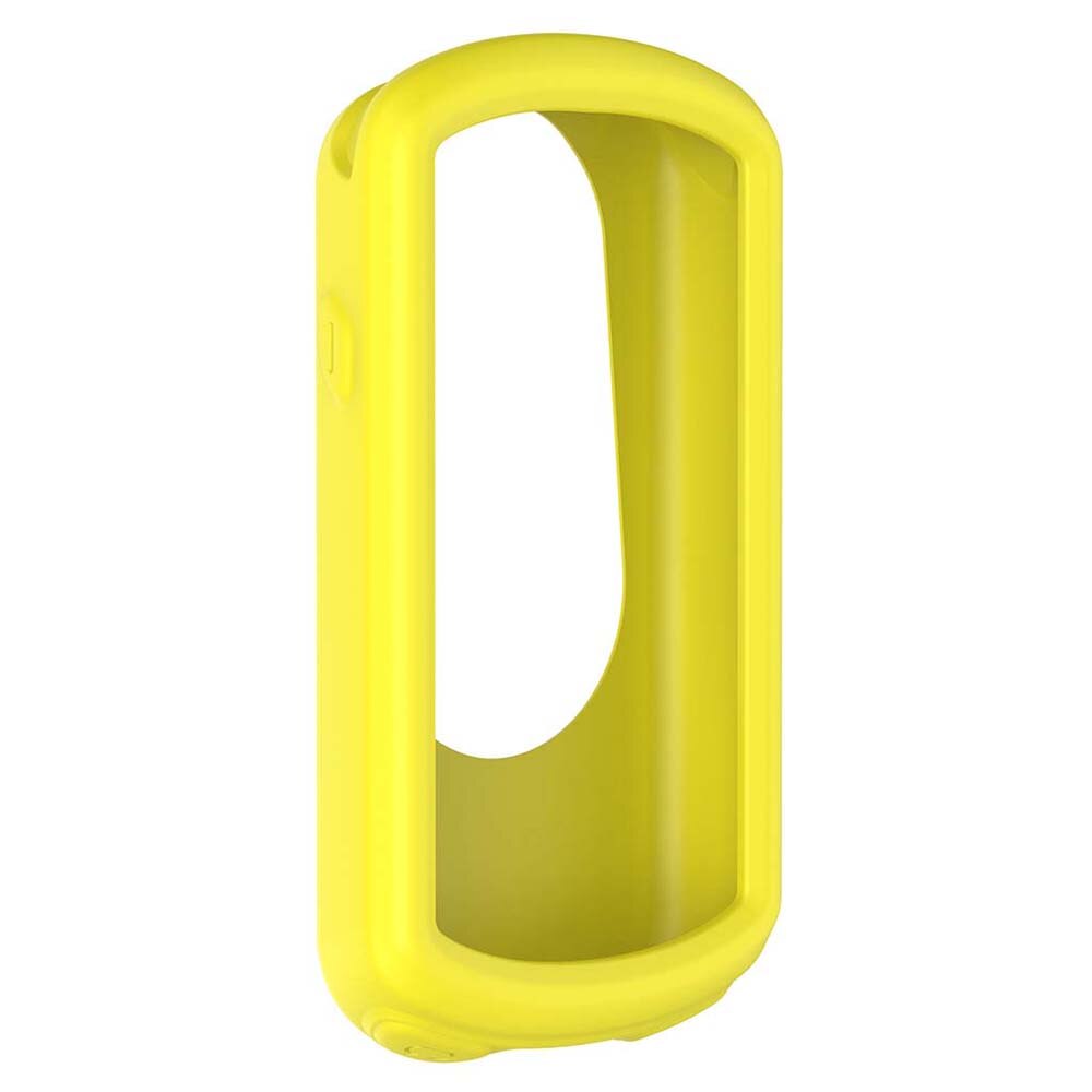 Funda de silicona para ordenador GPS de bicicleta Garmin edge 1030, resistente al agua, cronómetro: yellow