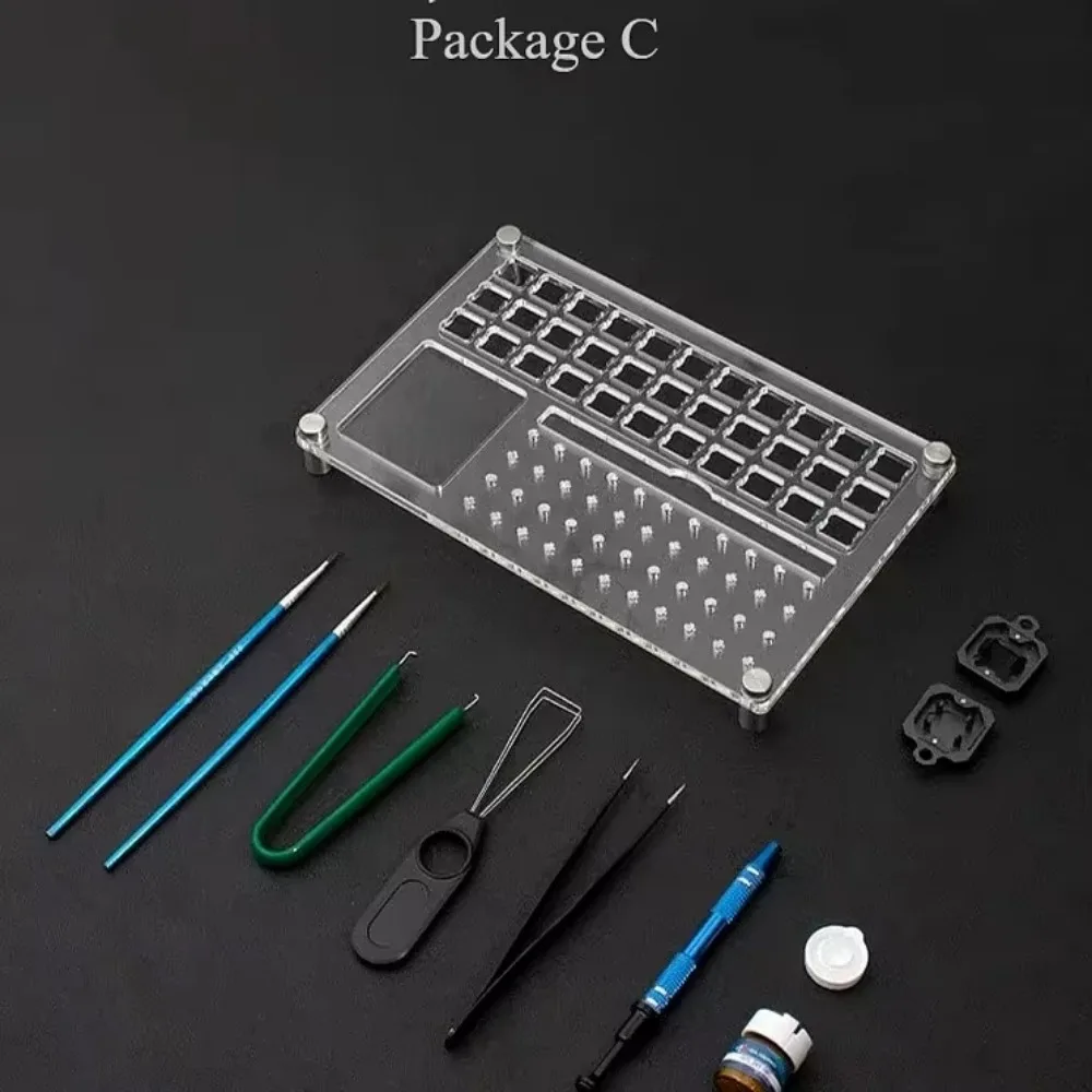 Mechanical Keyboard DIY Kit Lubricated Plate Shaft / Oil Filled Plate Shaft / Opener Mechanical Keyboard Kit