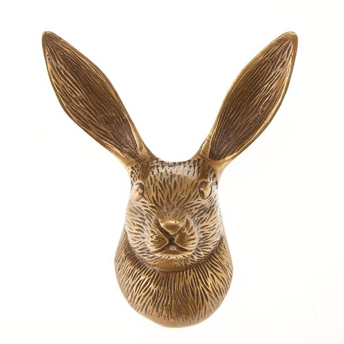 Witte kapstokhaak konijn (12cm) | Jan&Juup