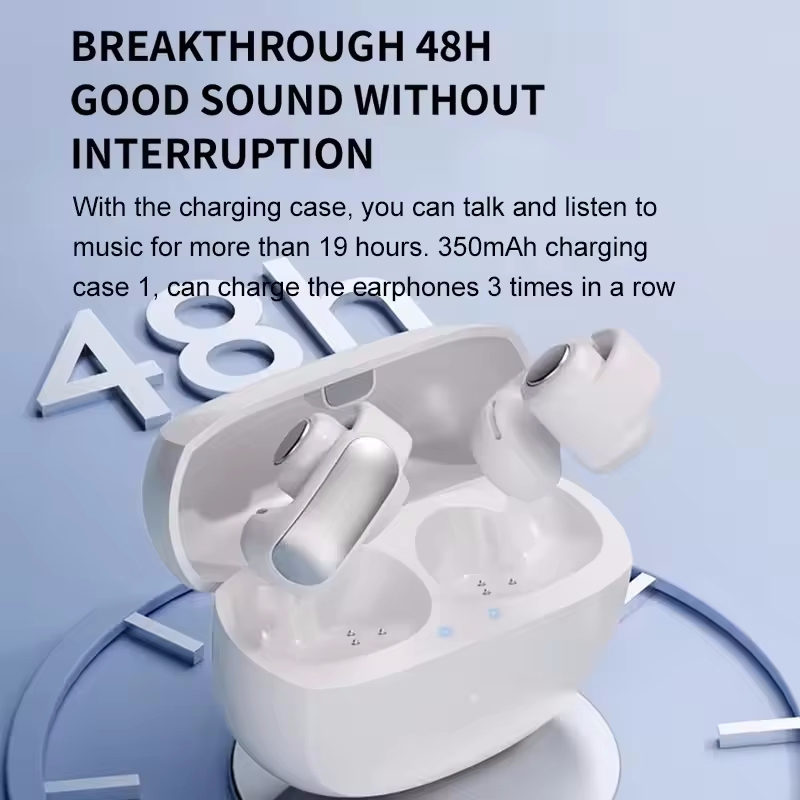 V12 Koptelefoon Draadloze Bluetooth 5.3 Open Headsets HiFi Stereo Sport Oordopjes HD Mic Call Oor Clip Hoofdtelefoon voor BOSE Ultra